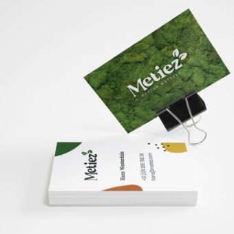Metiez visitekaartjes business