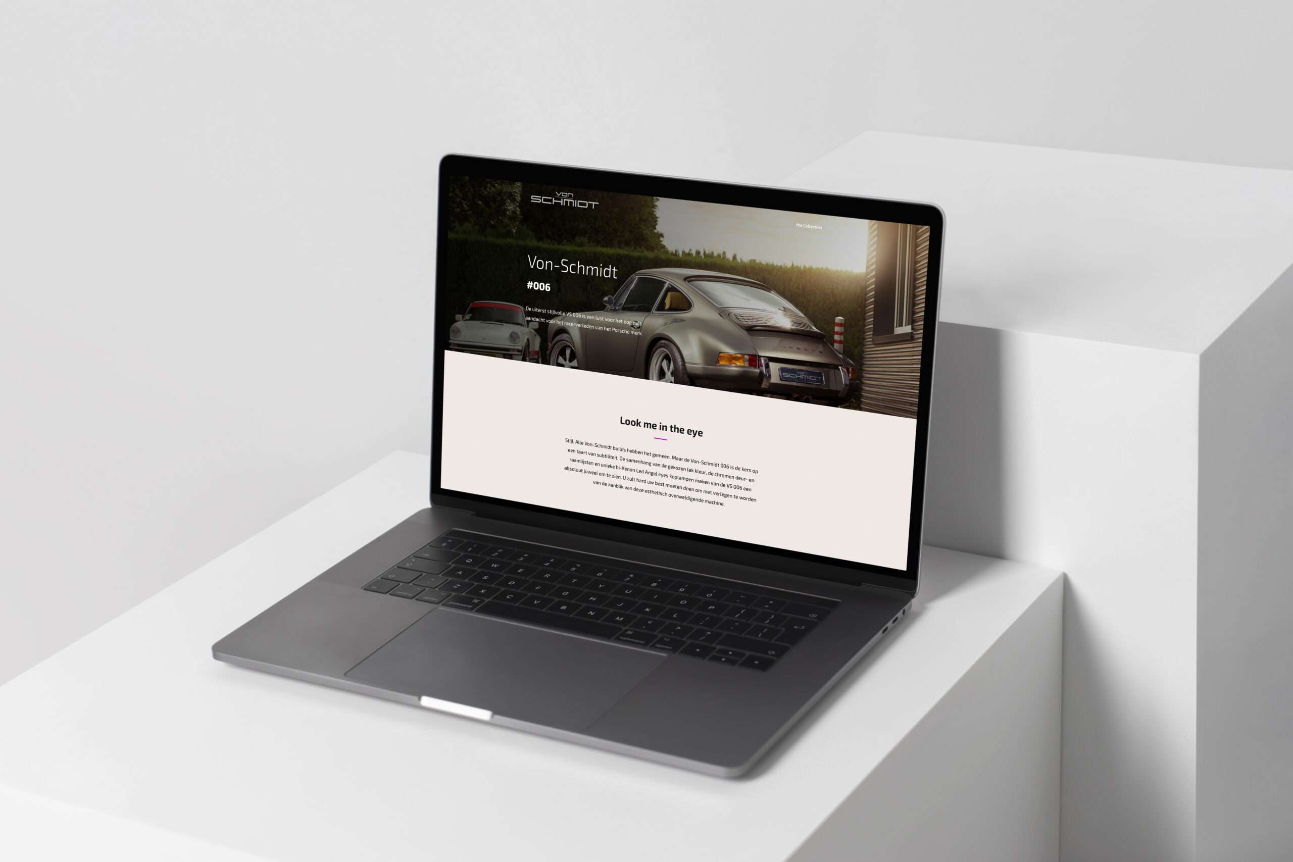 nieuwe von schmidt website portfolio